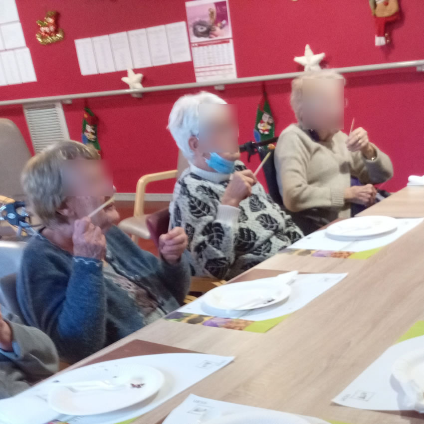 Atelier sensoriel pour seniors