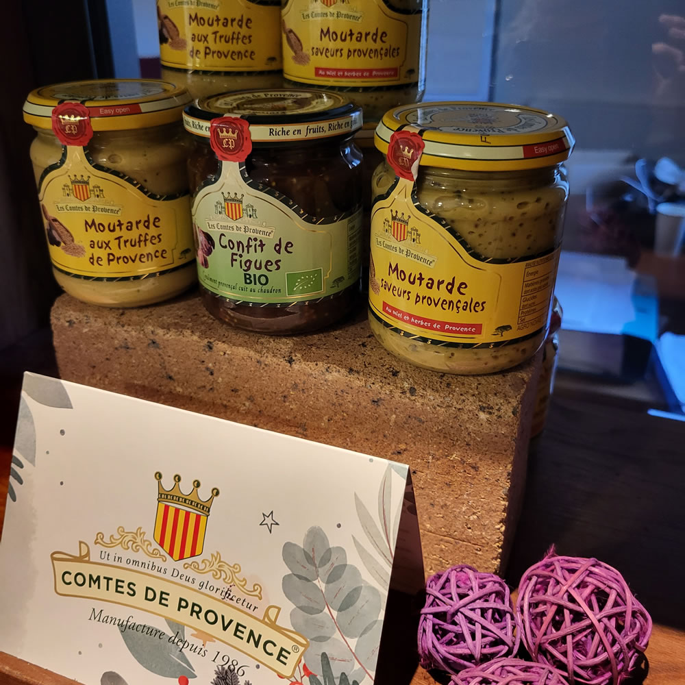 Boutique O Provence : moutardes Comte de Provence