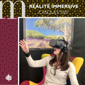 Visite de la montagne de Lure avec un casque de réalité immersive à 360°